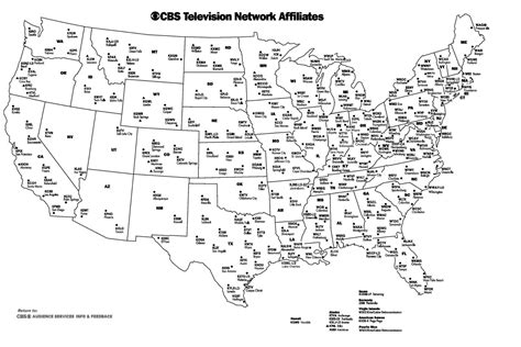 list of cbs affiliates